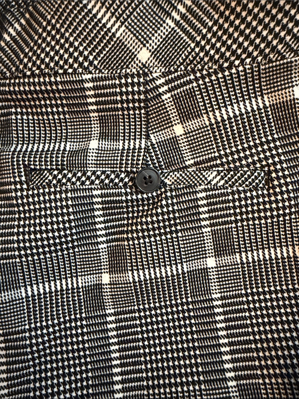 SPANX Gray Plaid Wide-Leg Trousers - Picture 6 of 6